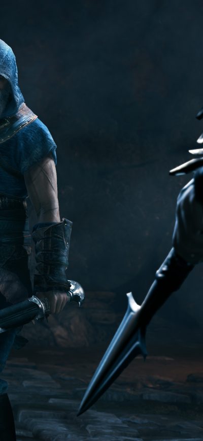 Fond d'écran iPhone Assassins Creed Odyssey Last Fight 4k