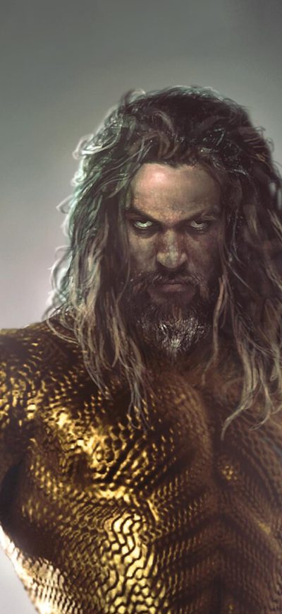 Fond d'écran Aquaman Concept Arts sur iPhone