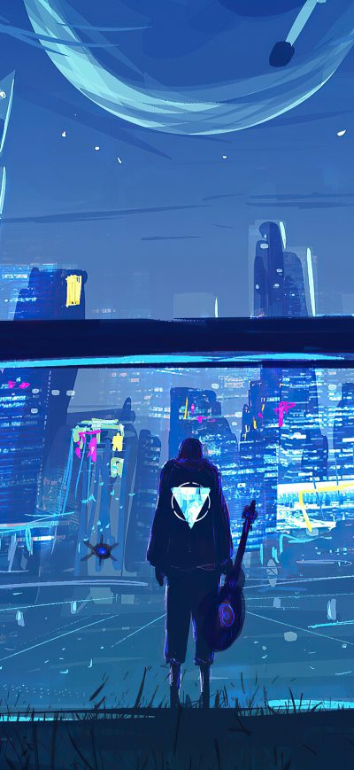 Fond d'écran Lost Memories In City 4k sur iPhone