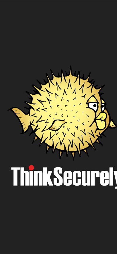 Fond d'écran iPhone Think Securely