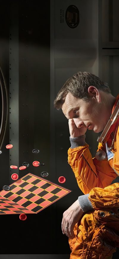 Fond d'écran iPhone Chess In Space Astronaut 4k