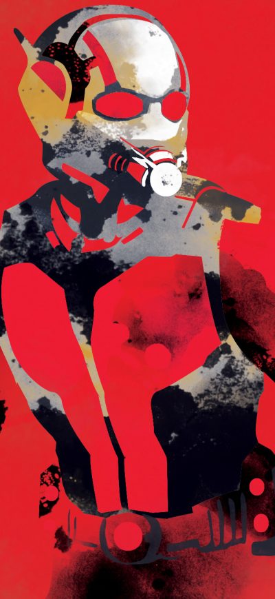 Fond d'écran iPhone Ant Man Watercolor Art