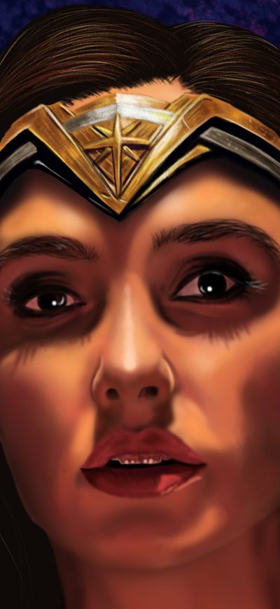 Fond d'écran iPhone Wonder Woman 4k Behance
