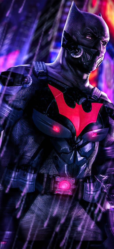 Fond d'écran iPhone Batman Beyond Every Night 5k