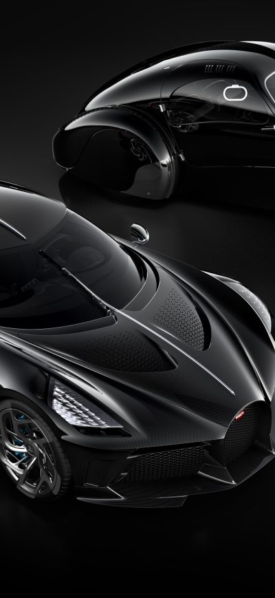 Fond d'écran iPhone Bugatti La Voiture Noire 2019