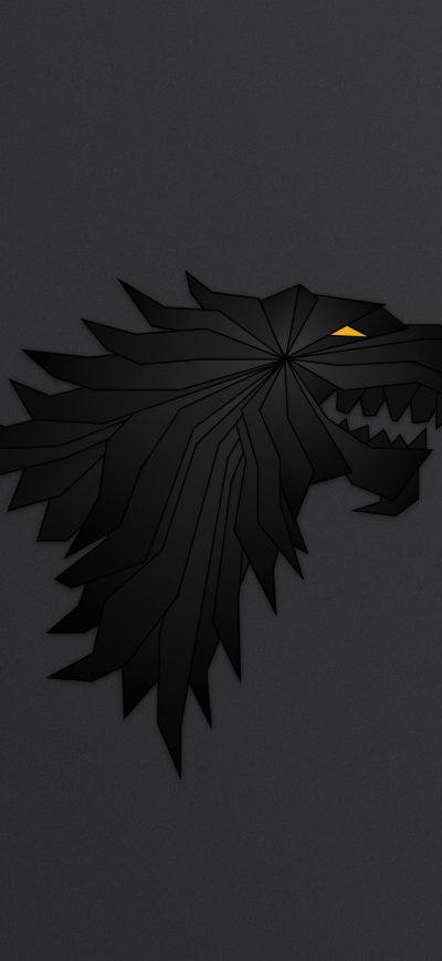 Fond d'écran iPhone House Stark Game Of Thrones Minimalism