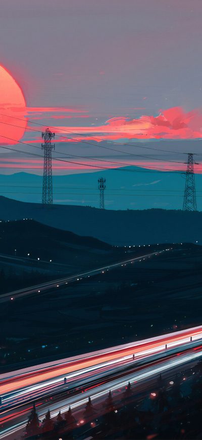 Fond d'écran Away In Silence sur iPhone