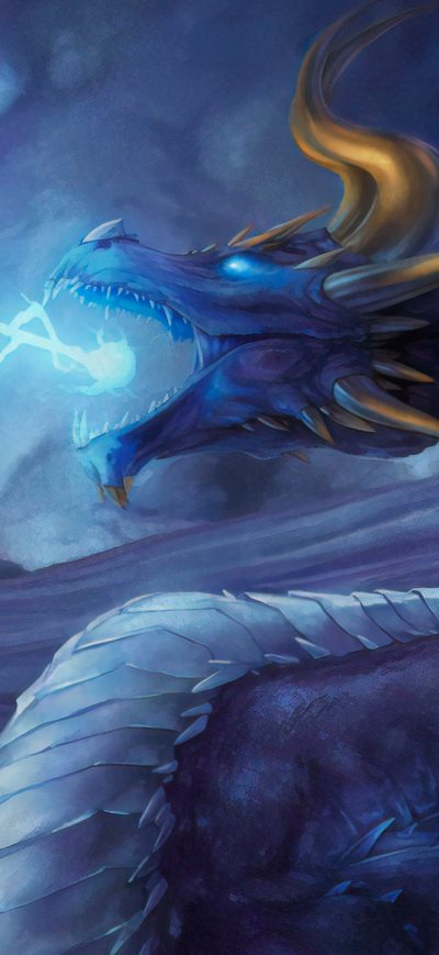 Fond d'écran iPhone Storm Dragon