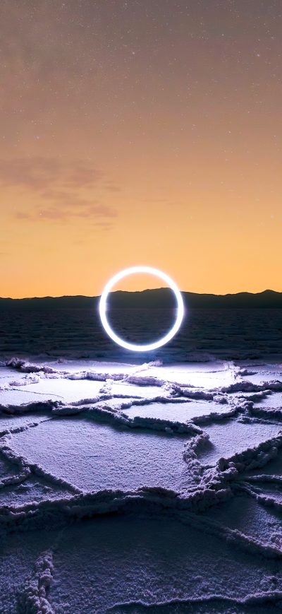 Fond d'écran iPhone New Space Light Landed In Drought 4k