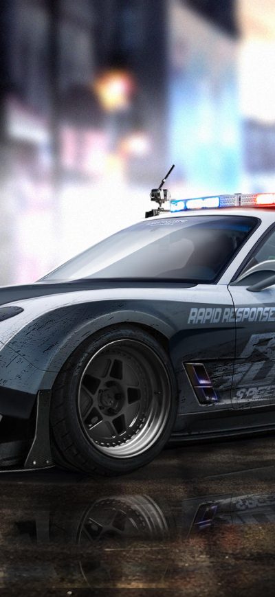 Fond d'écran iPhone Mazda Rx7 Police