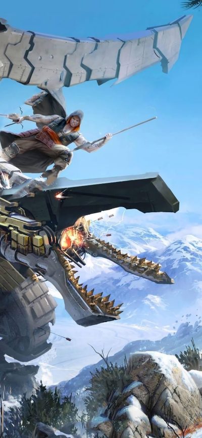 Fond d'écran iPhone Horizon Zero Dawn 4k 2016