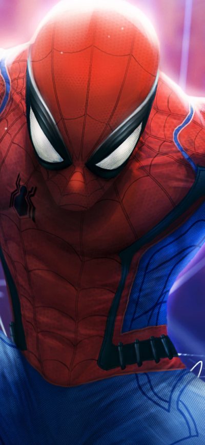 Fond d'écran Spidey Art sur iPhone