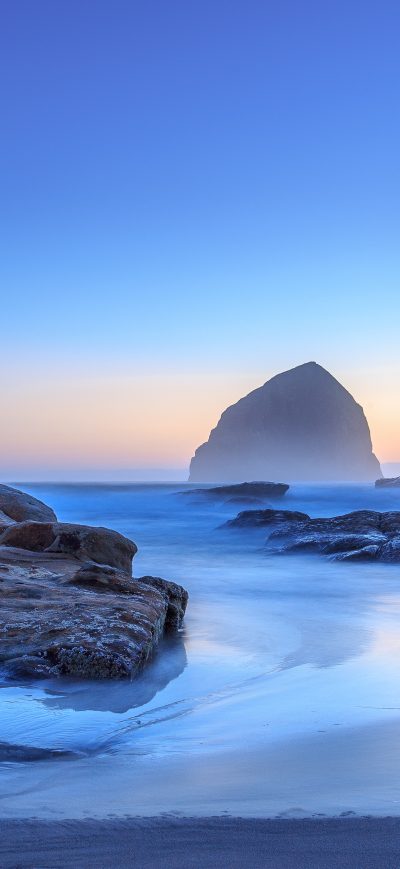 Fond d'écran iPhone Haystack Sunset 4k