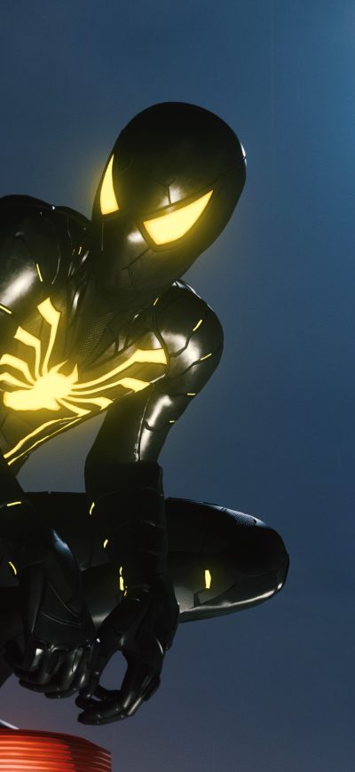 Fond d'écran Spider Man Armour MK II Suit 4k sur iPhone