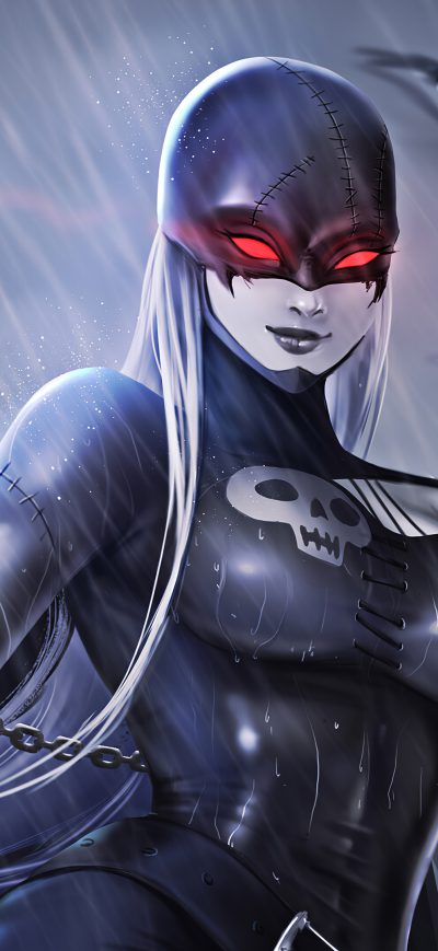 Fond d'écran Ladydevimon From Digimon 4k sur iPhone