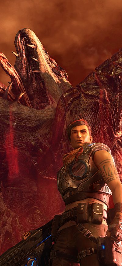 Fond d'écran iPhone Kait Gears 5 4k