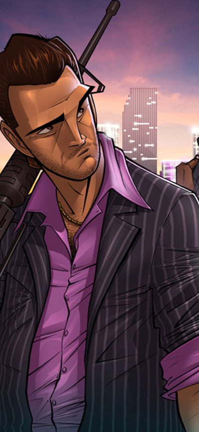 Fond d'écran iPhone Vice City 4k