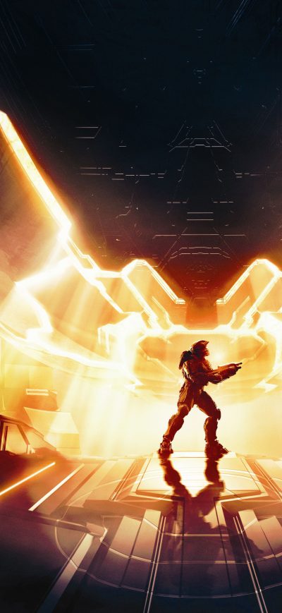 Fond d'écran iPhone Halo Infinite Art 5k