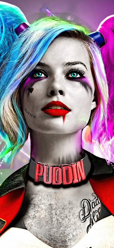 Fond d'écran iPhone Harley Quinn Gotham City Sirens 4k