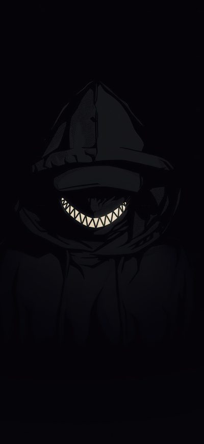 Fond d'écran iPhone Hooded Jacket Boy Smiling Minimal Dark 4k