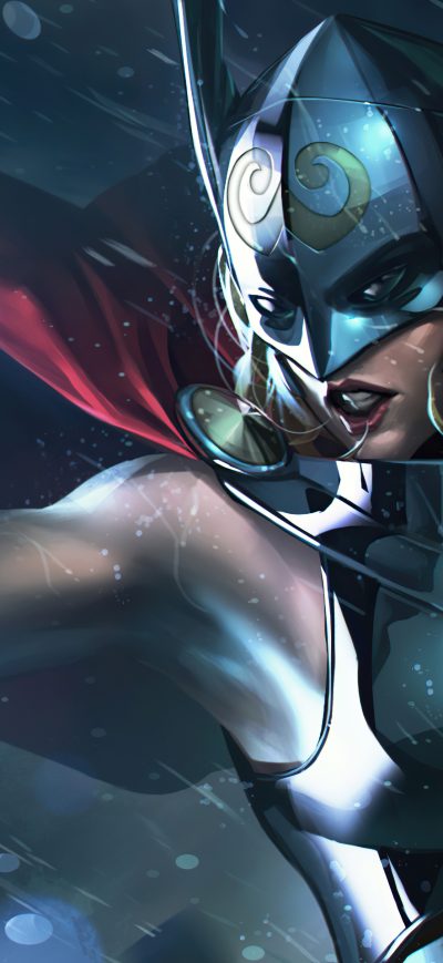 Fond d'écran iPhone Woman Thor Marvel Future Fight 4k