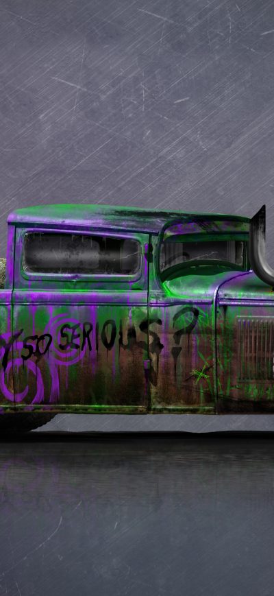 Fond d'écran iPhone Joker Motorcar 4k