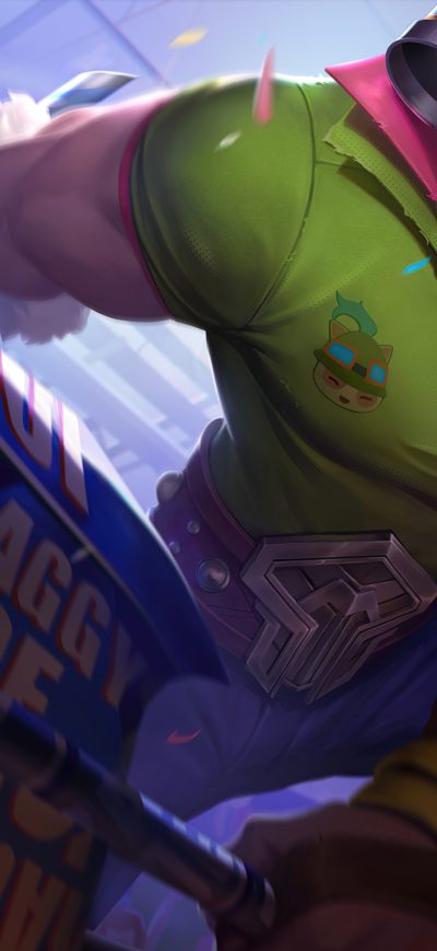 Fond d'écran iPhone Olaf League Of Legends 4k
