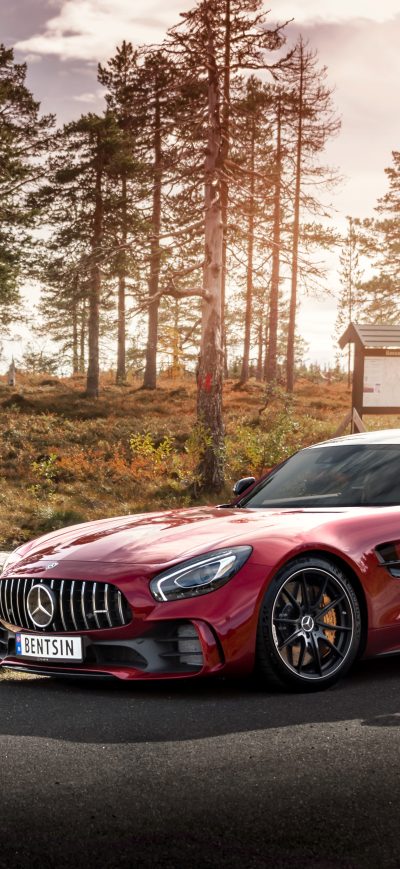 Fond d'écran iPhone Mercedes Amg Gtr 5k