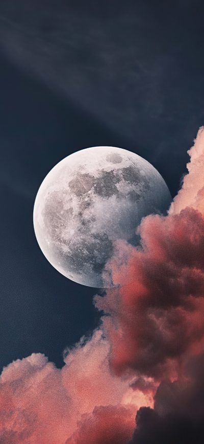 Fond d'écran iPhone Lunar Moon 4k