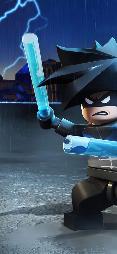 Fond d'écran iPhone Night Wing Lego 4k