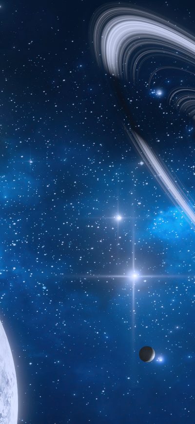 Fond d'écran iPhone Beautiful Blue Planets 4k