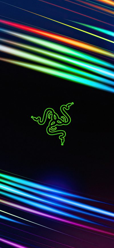 Fond d'écran iPhone Razer Abstract 2022 4k