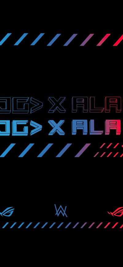 Fond d'écran iPhone Rog X Alan Walker 5k