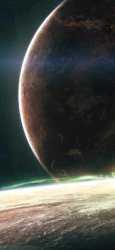 Fond d'écran iPhone Space Oblivion 4k