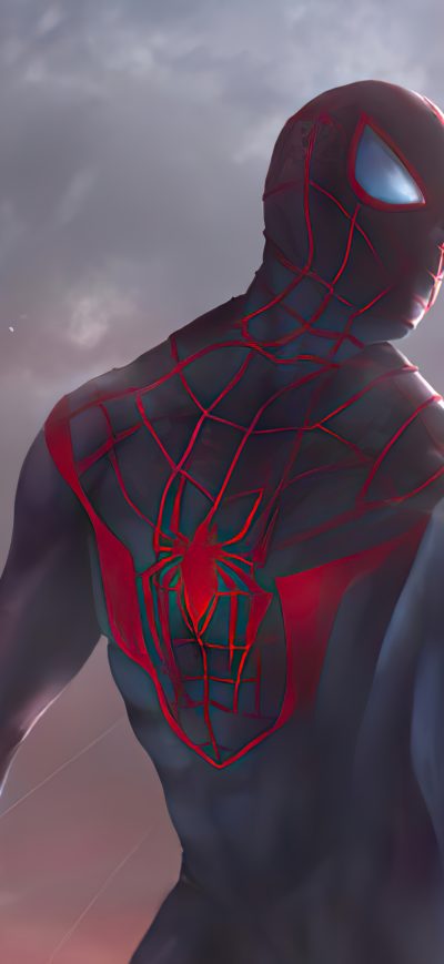 Fond d'écran iPhone Spider Man Miles 2020 4k Artwork