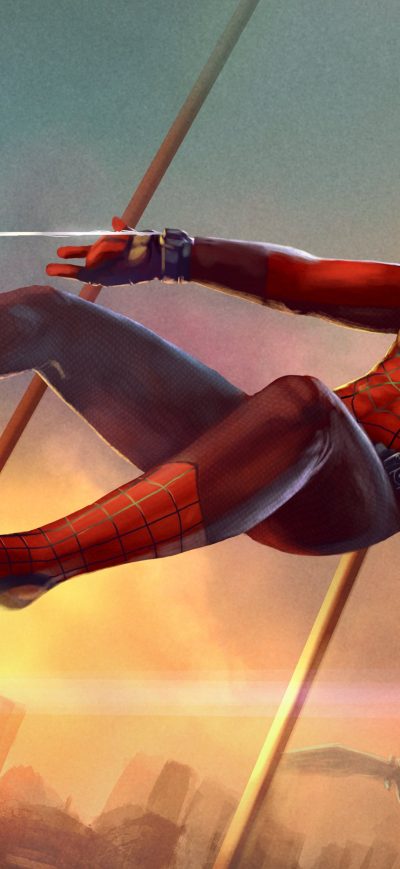 Fond d'écran iPhone Spider Far From Home Artwork
