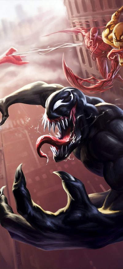 Fond d'écran iPhone Spider Man Unlimited Venom Carnage 4k