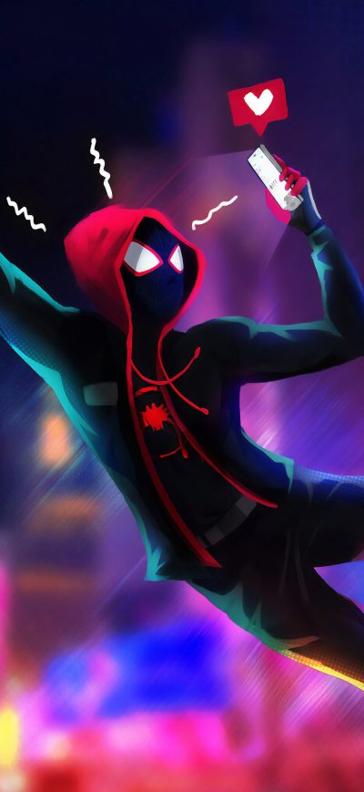 Fond d'écran iPhone Spiderman Texting