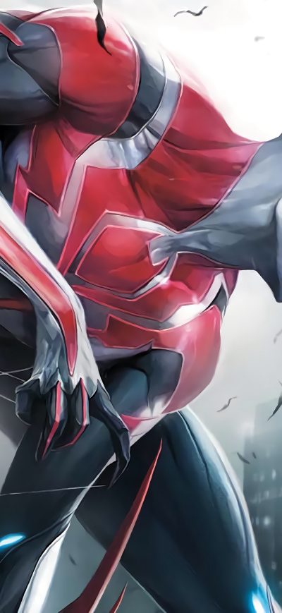 Fond d'écran iPhone Spiderman 2099 5k