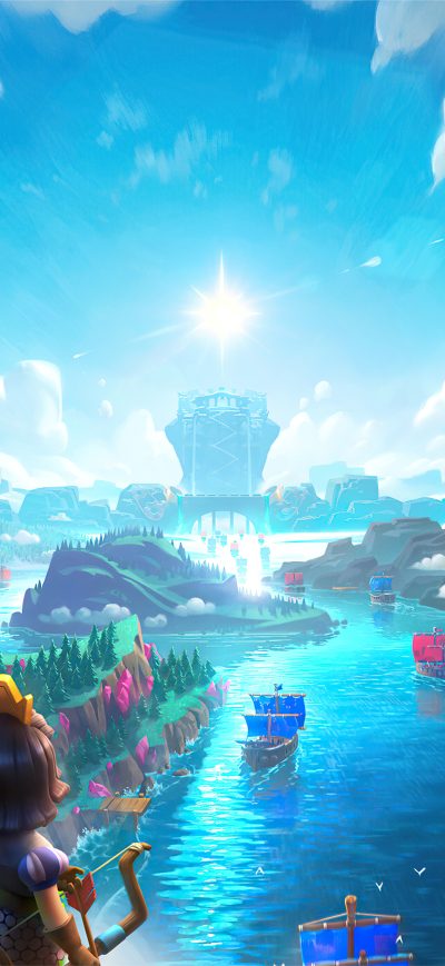 Fond d'écran iPhone Clash Royale Clan Wars 5k