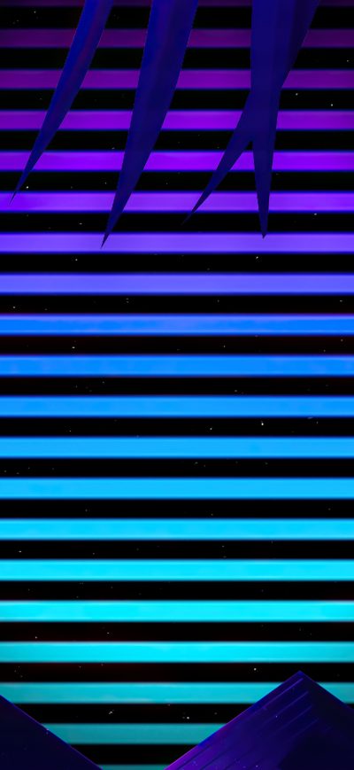 Fond d'écran iPhone Synthwave Sun