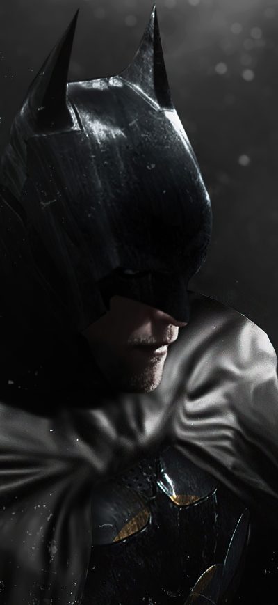 Fond d'écran iPhone The Batman Robert Pattinson Mask 4k