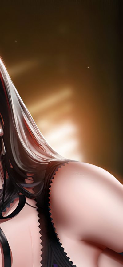 Fond d'écran iPhone Tifa Lockhart Finalfantasy Artwork 4k