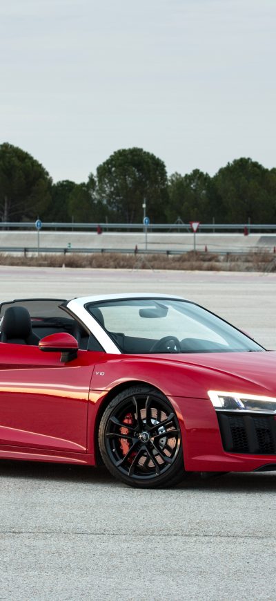 Fond d'écran iPhone Audi R8 V10 Spyder RWS 2018