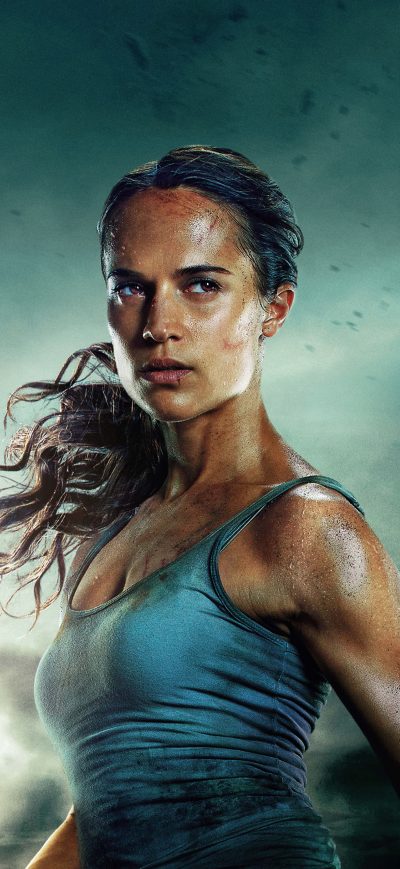 Fond d'écran iPhone Tomb Raider 2018 Alicia Vikander 4k