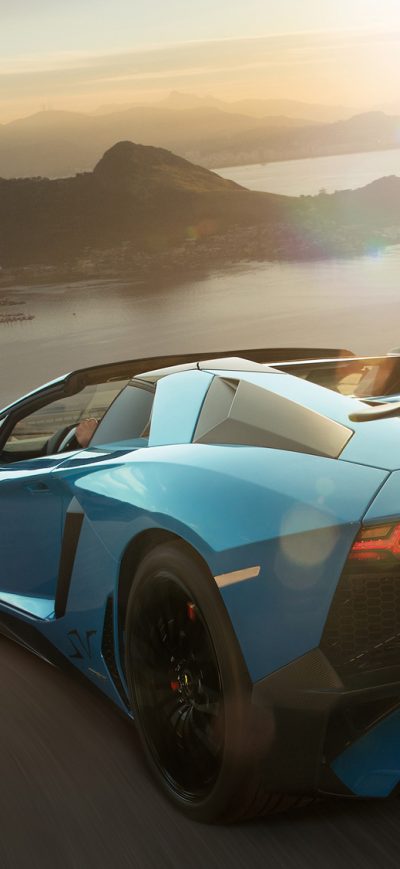 Fond d'écran iPhone Lamborghini Aventador SV Rear