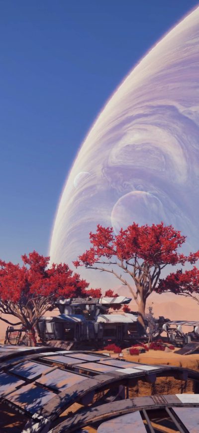 Fond d'écran iPhone Mass Effect Andromeda World Fanart 4k