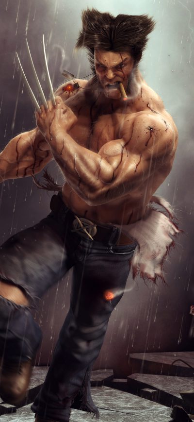 Fond d'écran iPhone Wolverine Artwork 4k