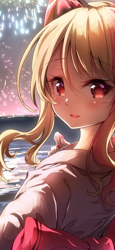 Fond d'écran iPhone Virtual Youtuber Ienaga Mugi