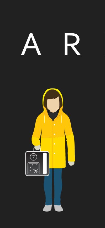 Fond d'écran Dark Tv Show Minimal sur iPhone